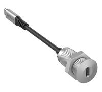 VivoLink Presa da scrivania USB-C W127022553 Grigia con cavo 0,3 m