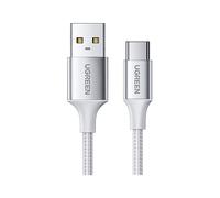 CAVO USB UGREEN Ugreen 60133 Cavo USB-A a USB-C 2 m, 480 Mbit/s, Nylon, Bianco