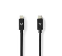 Cavo Usb 4.0 Nedis Gen 2x2 in pvc nero 2 metri - CCGB66020BK20