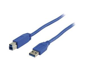 CAVO USB VALUELINE VLCP61100L20 USB 3.0 A MASCHIO - USB 3.0 B MASCHIO TONDO 2.00 m BLU