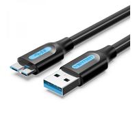 Cavo USB Venzione MicrousB MicrousB 2A 10W 5Gbps - 0,5 m - colore nero
