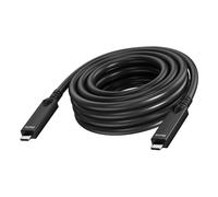 Cavo USB VISION Professional installation-grade USB-C cable - LIFETIME WARRANTY Active optical 2 lane supports DP 1.4 [16.2 Gbps] and 2.0 [480 Mbps] 4 2.1 [40 3.2 [10 PD 60W charging current reinfor [