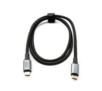 Cavo USB4 100 cm Tipo C Maschio a Maschio 40 Gbps USB 4.0 Intrecciato Nero