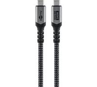 Cavo USB4 Gen 3x2, connettore USB-C > connettore USB-C, 40Gbit/s Nero/grigio
