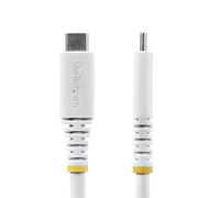 StarTech.com Cavo USB4 da 2m, Cavo USB-C Certificato USB-IF, 20 Gbps, PD EPR 240W, DP 1.4 4K 120Hz, Cavetto Tipo-C con guaina in TPE; Bianco