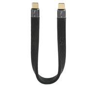 Cavo USB4 versatile, supporta dati a 40 Gbps e video 8K, ricarica ultraveloce a 100 W, design TPE resistente e flessibile per l'utilizzo con più