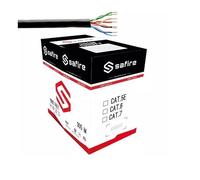 Cavo UTP - Categoria 5E - Bobina da 305 metri - Guaina nera - Diametro 5,5 mm - Speciale per uso esterno