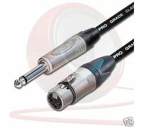 Cavo Van Damme Femmina XLR A Jack Mono. Mic / Mixer / DI. Neutrik NC3FXX