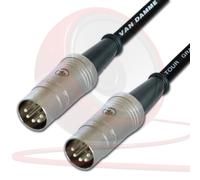 Cavo Van Damme Midi. 5 Pin DIN PHANTOM POWER Synth, Interfaccia, Cavo Per Pedale
