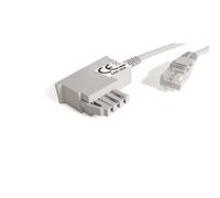 Cavo VDSL ADSL per la connessione DSL basata su IP, TAE, RJ45, VoiP, Fritzbox, Speedport, grigio