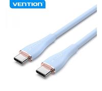 Cavo Vention da USB-C maschio a USB-C maschio 5A 100W 480Mbps - 1,5 m - Colore silicone blu NEW
