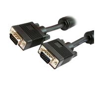 Cavo VGA 30Mt. 15 pin M/M con Ferriti per TV Monitor PC Desktop Proiettore Video