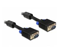 Cavo VGA DELOCK 20m doppio maschio con ferrite nero alta qualità