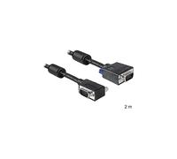 DELOCK 83173 - Cavo monitor VGA a 15 poli, connettore VGA, 2 m