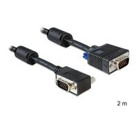 DELOCK 83173 - Cavo monitor VGA a 15 poli, connettore VGA, 2 m