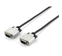 Cavo VGA EQUIP 30 m Nero e Argento Connettori Maschio HDB 15
