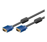 Cavo VGA Goobay 10 m Nero Maschio a Maschio con Ferrite