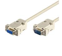 GOOBAY 50224 - Cavo seriale null modem a 9 pin, spina/presa, 2 m.
