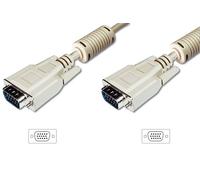 Digitus vga cavo di collegamento 1x spina 10 m grigio