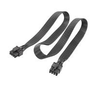 Cavo VGA Per Alimentatore Modulare - Cavo Di Prolunga PCIe A 8 Pin Con | Design A Linea Piatta, Connettore Di Alimentazione Della Scheda Grafica | Cavo GPU Da 8P A 6+2P Per La Gestione 'alimentazion