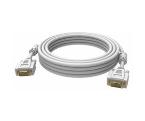 Cavo VGA Vision 2x VGA 15-pin D-Sub 3 m maschio maschio bianco