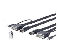 Cavo VGA - VIVOLINK - PROVGASCW15 - 15 m - Nero - D-SUB Maschio