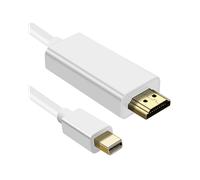 Cavo Video Mini DisplayPort a HDMI Maschio Alta risoluzione 4K 1,8m Bianco
