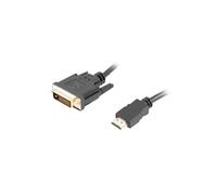 Lanberg Cavo HDMI a DVI-D CA-HDDV-20CU-0018-BK 4K Maschio/Maschio 1,8 m Nero