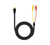 Cavo HDMI a 3x RCA Maschio 1,5m Adattatore audio e video HD-AV994 LinQ Nero