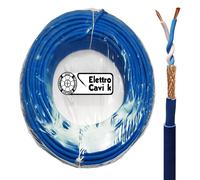 CAVO VIDEOCITOFONO 2x1 mm² SCHERMATO GRADO 4 TWISTATO 2 POLI UNIVERSALE 100 MT