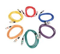 Cavo XLR Maschio-femmina Schermatura a Doppio Strato 10 Piedi, Forte Anti-interferenza, Cavo Microfonico in Rame Senza Ossigeno, in Lega di Zinco, Versatile Cavo XLR per