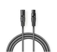 Cavo XLR NEDIS COTG15012GY200 DA XLR /F A XLR /M 20 mt