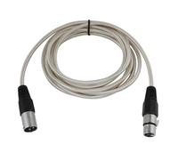 Cavo XLR per microfono, prolunga, guscio in metallo, conduttori in rame privo di ossigeno, doppia schermatura, audio senza rumore, trasmissione audio