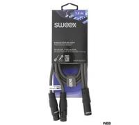 CAVO XLR SWEEX SWOP15025E15 BILANCIATO DA 2 XLR FEMMINA A 1 XLR MASCHIO LUNGHEZZA 1,5 MT