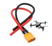 Cavo XT60, connettori, terminali saldati sicuri da 10 cm, adattatore resistente, flusso di corrente stabile, soluzione di cablaggio Play, XT60 per auto, pannello solare, camper e drone