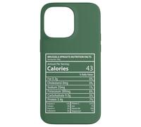 Cavoletti di Bruxelles Valori nutrizionali Funny Calorie Art Custodia per iPhone 14 Pro Max