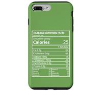 Cavolo Valori nutrizionali Calorie Vegan Humor Design Custodia per iPhone 7 Plus/8 Plus