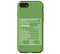 Cavolo Valori nutrizionali Calorie Vegan Humor Design Custodia per iPhone SE (2020) / 7/8