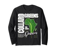 Cavolo Verde Queen Soul Food Heritage Africa Leaf Maglia a Manica