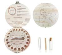 CavspkArt Scatola in legno con fatina dei denti, per bambini, per bambini e bambine, per baby shower, regalo di compleanno (A)