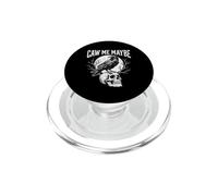 Caw Me Forse Corvo Corvo Gotico Scuro Umorismo Luna Goth Corvo PopSockets PopGrip per MagSafe