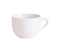 cawein Grande tazza da caffè da 708,7 g, tazza da tè in ceramica, tazza da colazione, per ufficio e casa, tazza in ceramica con manico, bianca