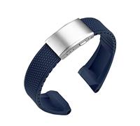 CAWEUER Cinturino for orologio compatibile con Casio G-Shock GST-B100 Steel Heart Liquid Silicone Cinturino compatibile con GST-120/400G/110/S130 GST-W300 Bracciale sostitutivo da uomo(Royal blue)