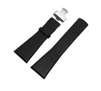 CAWEUER Cinturino for orologio in vera pelle di mucca compatibile con la serie CK Calvin Klein K0Q21107 K0Q21120, grande catena for da uomo, bracciale 28 mm(Beige)