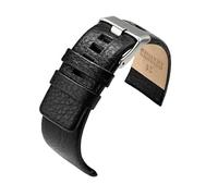 CAWEUER Cinturino in pelle compatibile con Diesel DZ7312 DZ7314 nero marrone 22mm 24mm 26mm 27mm 28mm 20mm 32mm cinturino orologio da uomo in pelle di mucca(Black,30mm)