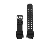 CAWEUER Cinturino in silicone e resina nera compatibile con Casio G-SHOCK Giant G-block GX-56BB GXW-56 Series, cinturino da polso impermeabile modificato uomo(Black-black)