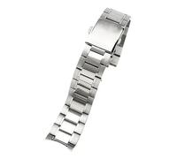 CAWEUER Compatibile con Casio Duro Series Cinturino for orologio in acciaio da uomo MTP1374/1375 MDV106 Bracciale in metallo in acciaio inossidabile da 22 mm Interfaccia curva speciale(Steel(LG))