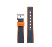 CAWEUER Compatibile con cinturino da uomo Panerai Stealth Series PAM01391 / PAM111/441 PAM01565/01579 in nylon, 24 mm, accessori for orologi in gomma(Purple Green,22mm)