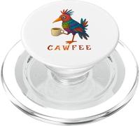 CAWFEE - Maglietta divertente con uccellino, motivo: uccellino PopSockets PopGrip per MagSafe