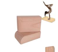 CAWi BalanceBlocks - Braccio in legno per yoga e ginnastica, supporto ergonomico per polsi, ideale per calistenica e fitness, set da 2
